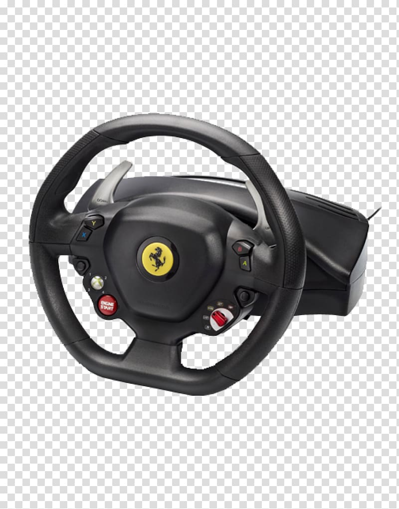 Ferrari 458 Xbox 360 PlayStation 4 Racing wheel, steering wheel transparent background PNG clipart
