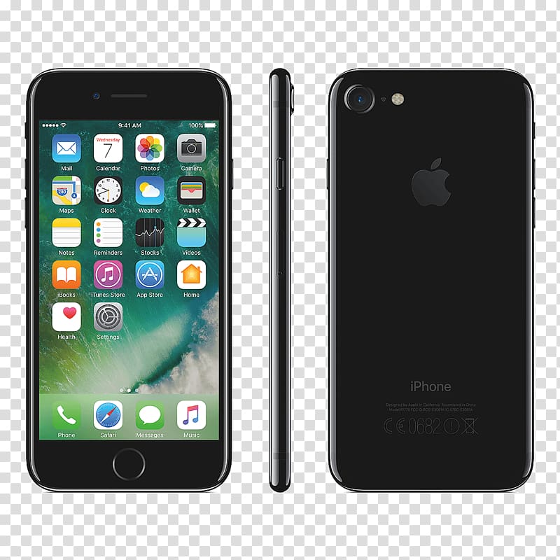 Apple iPhone 7 Plus 128 gb unlocked, apple transparent background PNG clipart