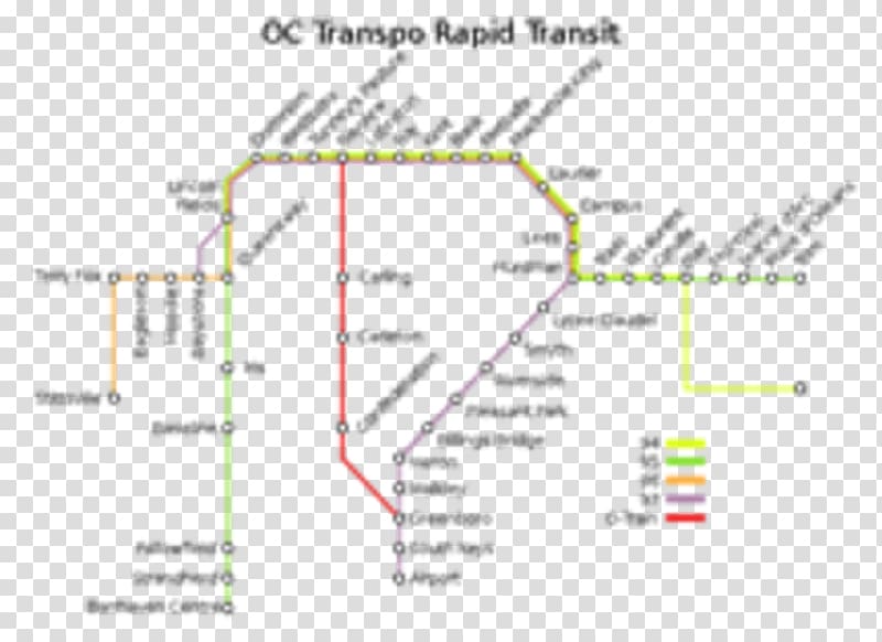 Ottawa O-Train Transport OC Transpo Trillium Line, electric bus transparent background PNG clipart