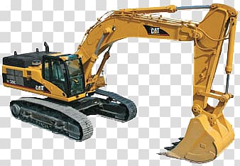 Excavator transparent background PNG clipart