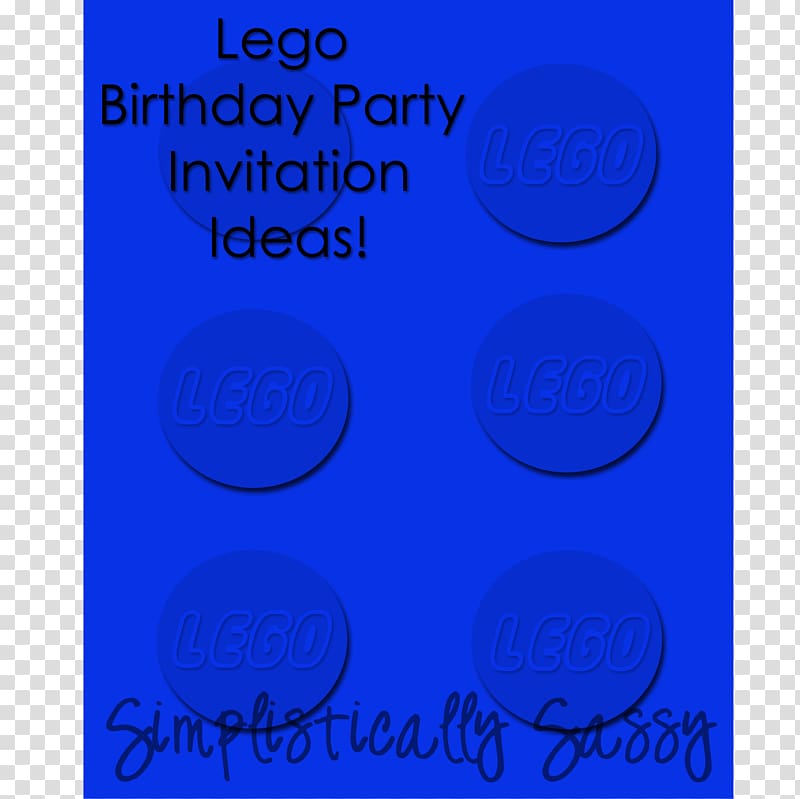 Birthday Blue Lego Star Wars Party, birthday invitation transparent background PNG clipart