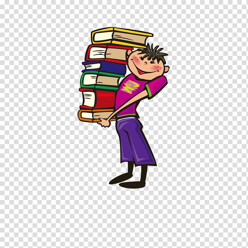 Student Used book , Books transparent background PNG clipart