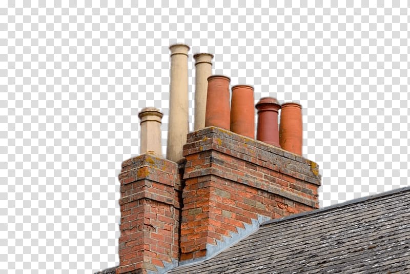 brown chimney, Chimneys on Roof transparent background PNG clipart