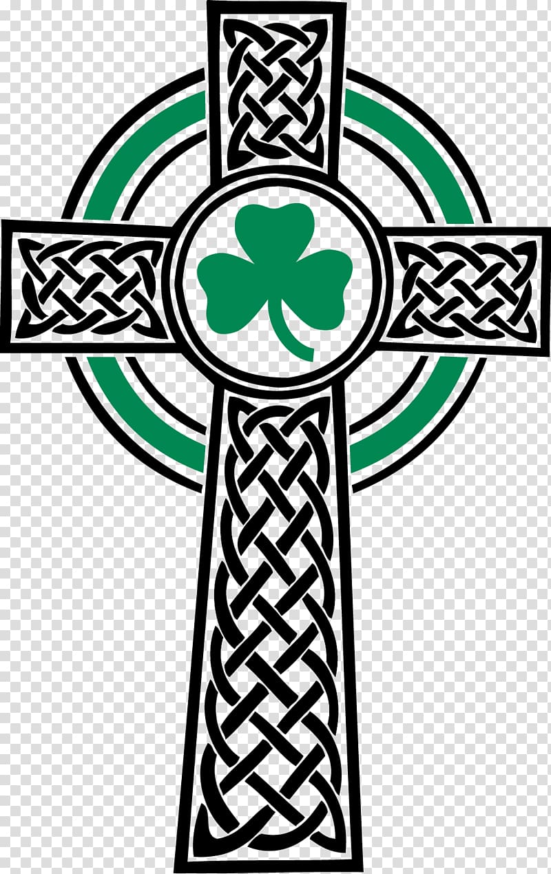 Celtic cross Saint Patrick\'s Day Christian cross Celtic knot Saint Patrick\'s Saltire, Faith Hope Love transparent background PNG clipart