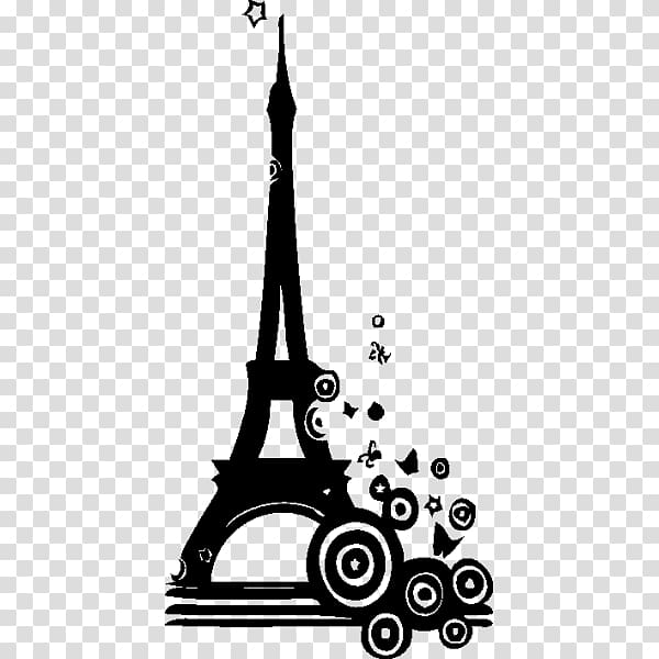 Eiffel Tower Giant panda Dance with My Father Wall decal, Torre Eiffel ...