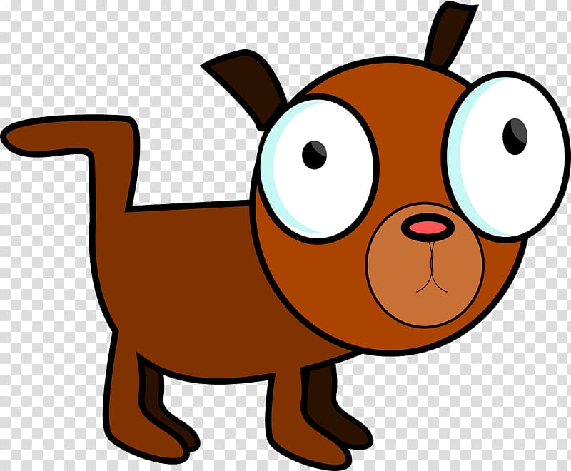 Dog Puppy Animation Cartoon , Cartoon brown puppy transparent background PNG clipart