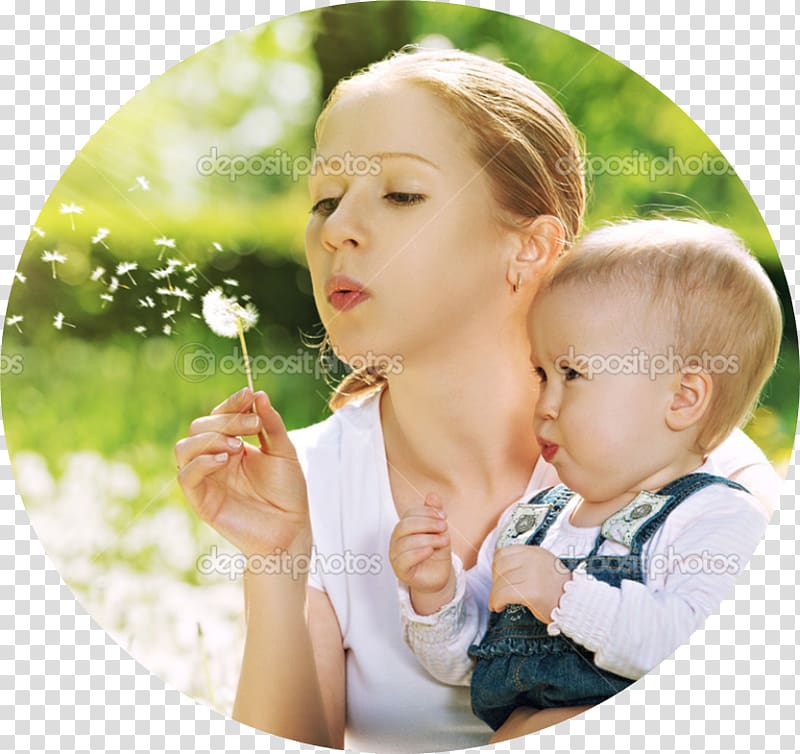 Sinus infection Postpartum depression Mother Infant Therapy, Dandelion girl transparent background PNG clipart