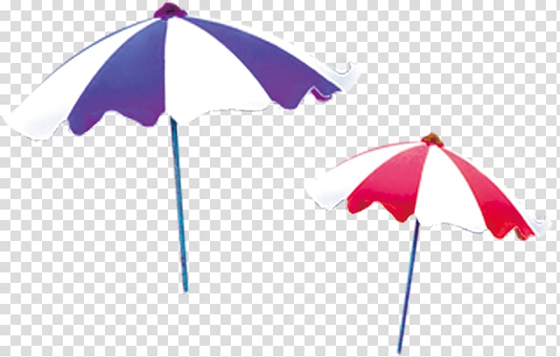 Umbrella Beach Auringonvarjo, Color cartoon summer umbrella transparent background PNG clipart