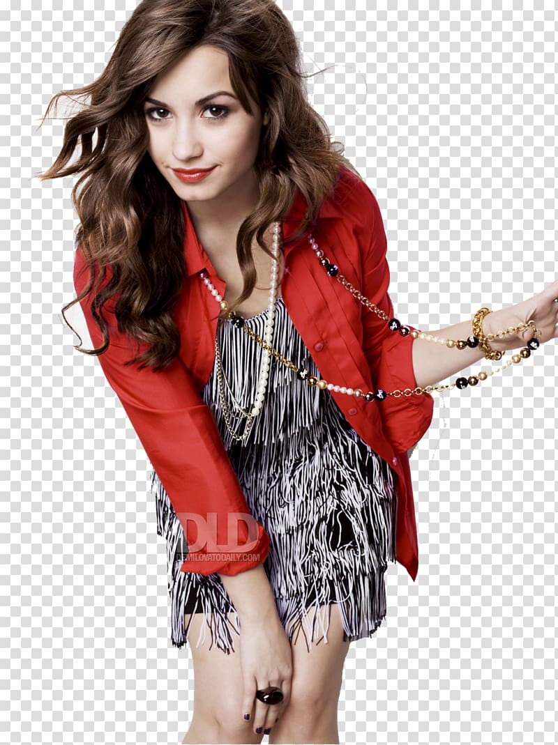 Demi Lovato Sonny with a Chance, scape effects transparent background PNG clipart