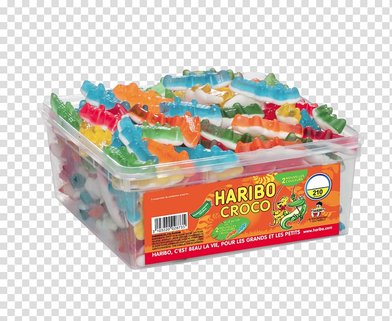 Fraise Tagada Gummy candy Haribo Confectionery, candy transparent background PNG clipart