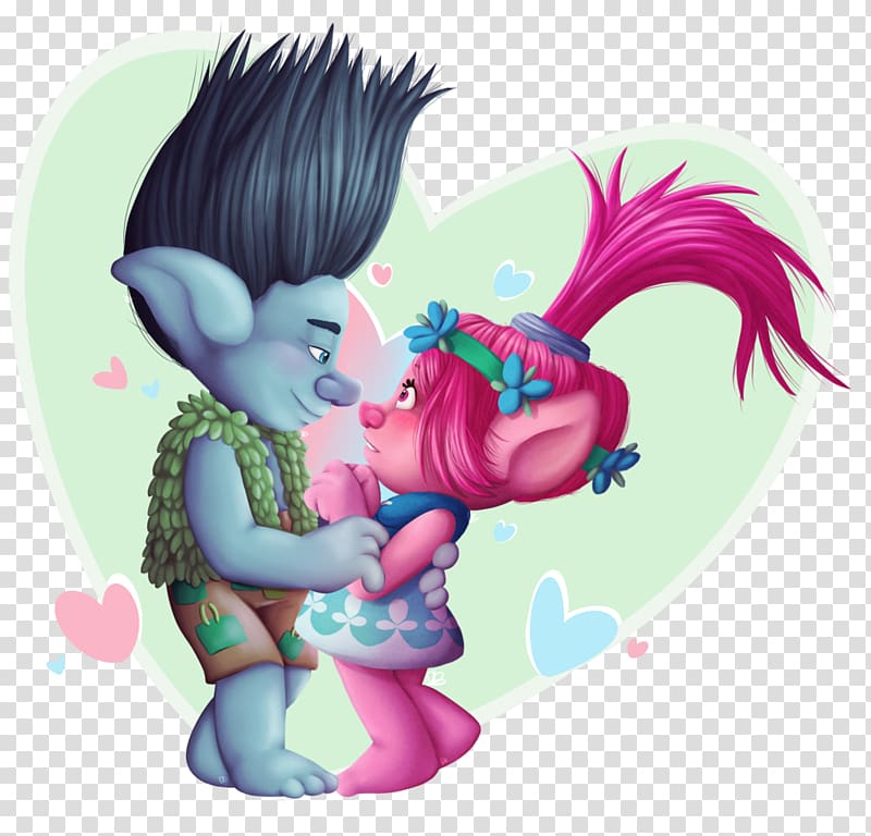 Princess Poppy illustration, DJ Suki King Peppy Guy Diamond The Face Shop  Trolls, troll transparent background PNG clipart