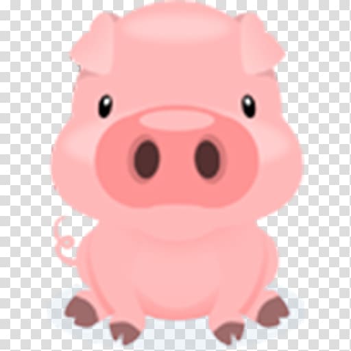 Miniature pig Computer Icons Emoticon, pig transparent background PNG clipart