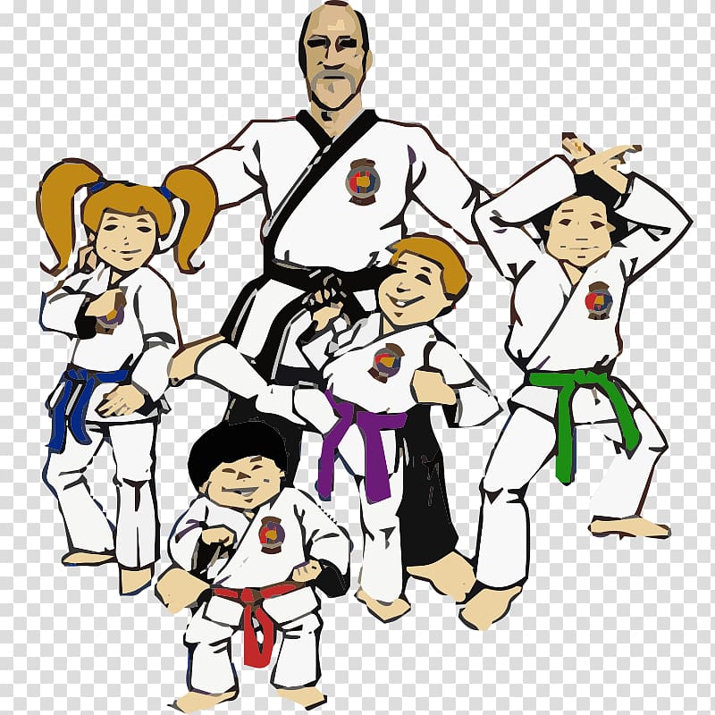 American Taekwondo Association Martial arts Karate Black belt, cartoon taekwondo transparent background PNG clipart