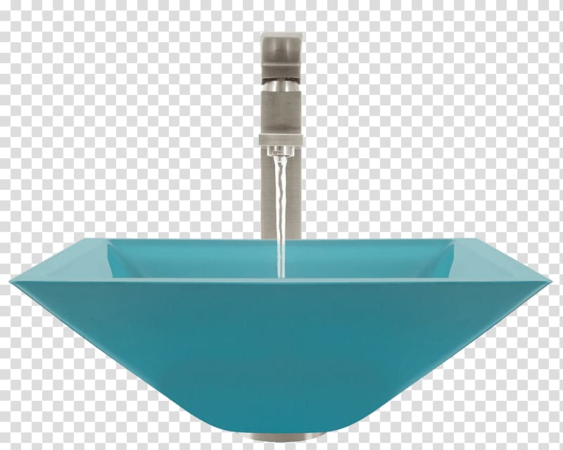 Bowl sink Toughened glass Tap, sink transparent background PNG clipart