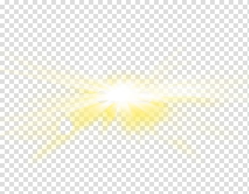 Symmetry Angle Pattern, Yellow light explosion effect free material transparent background PNG clipart