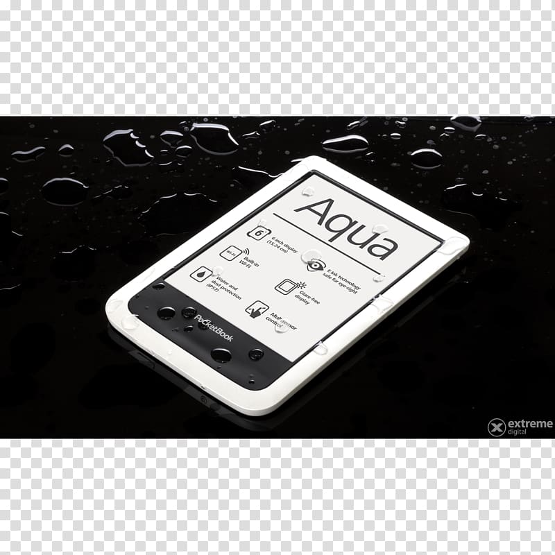 PocketBook 640 Aqua White E-book Reader E-Readers Sony Reader Portable media player, Comand transparent background PNG clipart