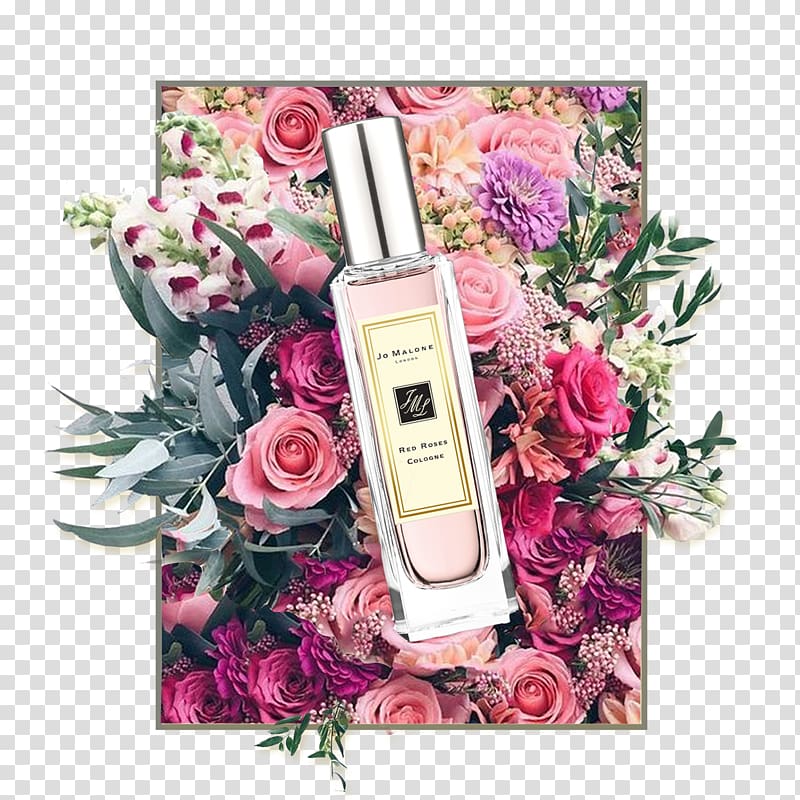 Perfume Jo Malone London Cosmetics Beach rose Floral design, like a breath of fresh air transparent background PNG clipart