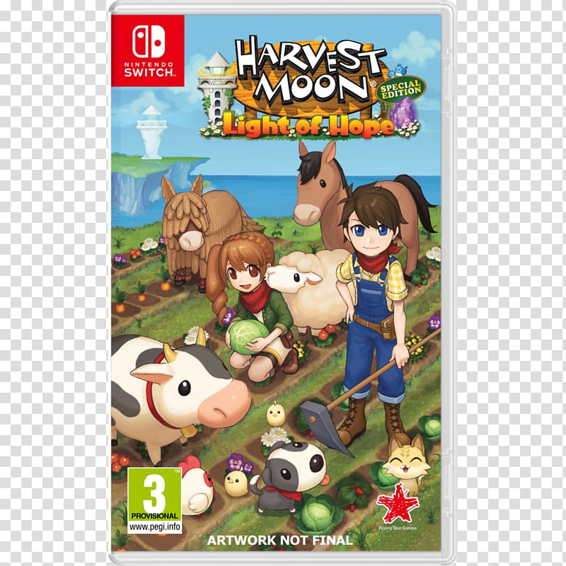 Harvest Moon: Light of Hope The Legend of Zelda: Collector\'s Edition Nintendo Switch Octopath Traveler, nintendo transparent background PNG clipart