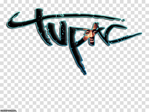 Logo Drawing Hip hop music Rapper, Tupac Shakur transparent background PNG clipart