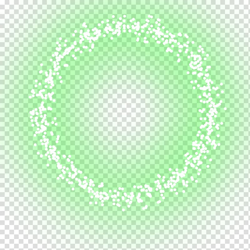 Green Circle Sky , The circle of stars transparent background PNG clipart