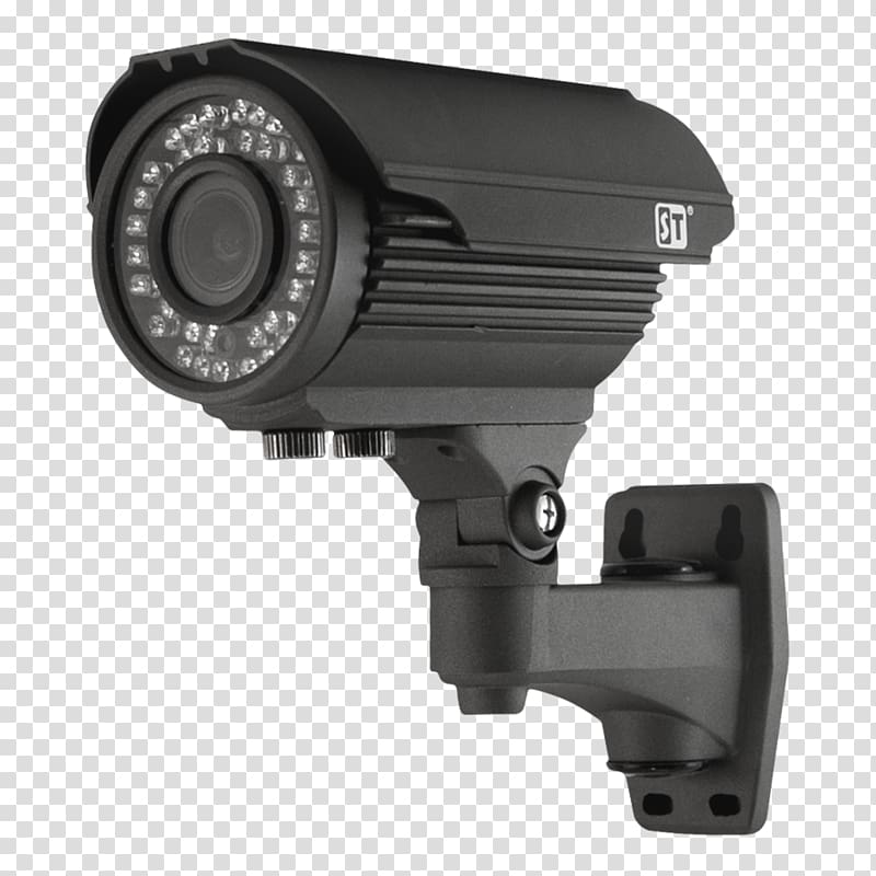 black surveillance camera, Analog High Definition Video Cameras Closed-circuit television Display resolution, cctv transparent background PNG clipart