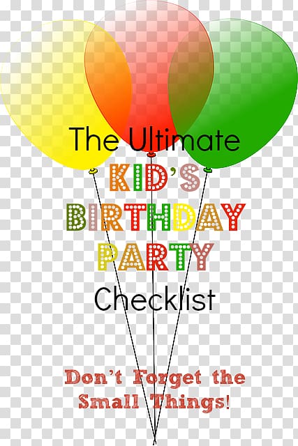 Birthday Children\'s party Party service Balloon, child birthday party transparent background PNG clipart