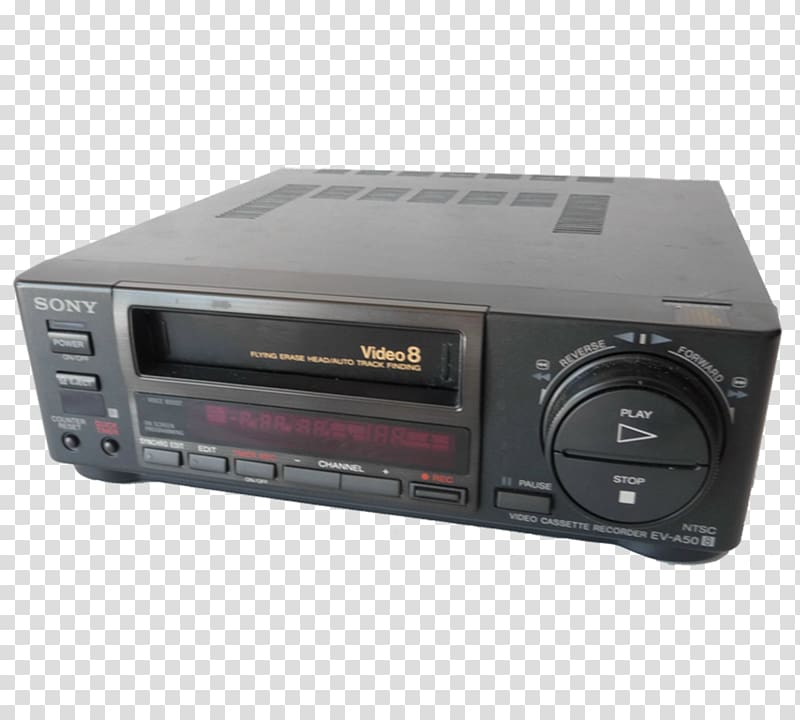 VHS Electronics VCRs 8 mm video format Betacam, sony transparent background PNG clipart