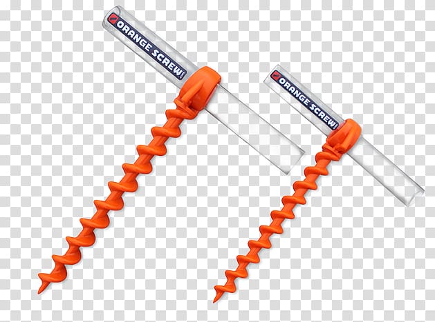 Earth anchor Orange Screw The Ultimate Ground Anchor Bolt, Screw Being Used transparent background PNG clipart
