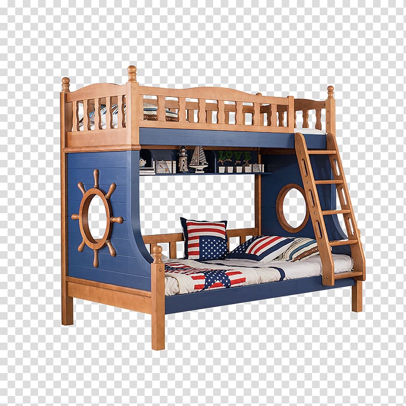 Bunk bed Tool Furniture Bedroom, Children\'s bunk bed,Bunk beds on bed transparent background PNG clipart