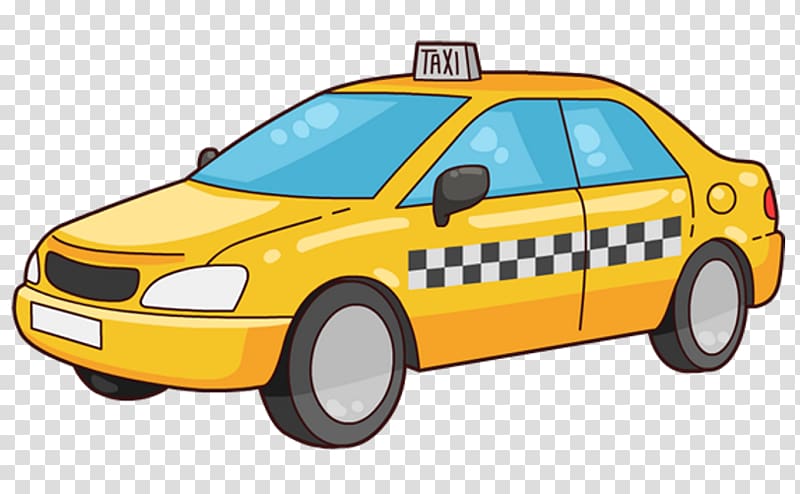 Taxi Yellow cab , taxi transparent background PNG clipart