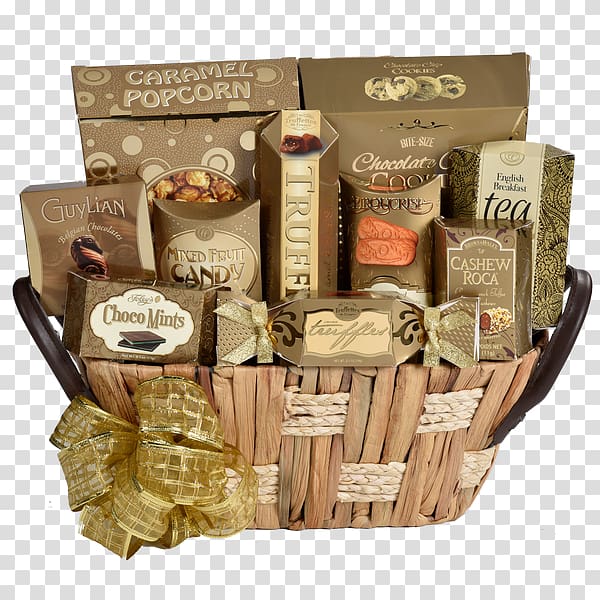 Food Gift Baskets Holiday Hamper, gift transparent background PNG clipart