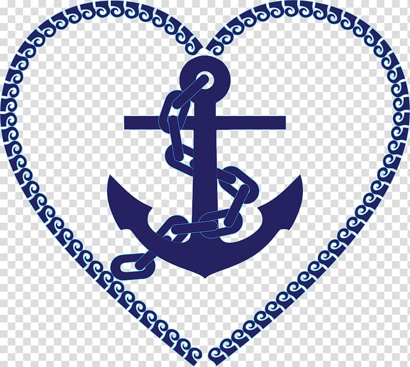 Seamanship , anchor heart transparent background PNG clipart