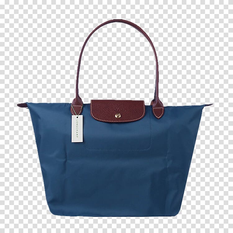 Tote bag Longchamp Tobacco pipe Handbag, Longchamp Longchamp,Ms. shoulder bag blue duck transparent background PNG clipart