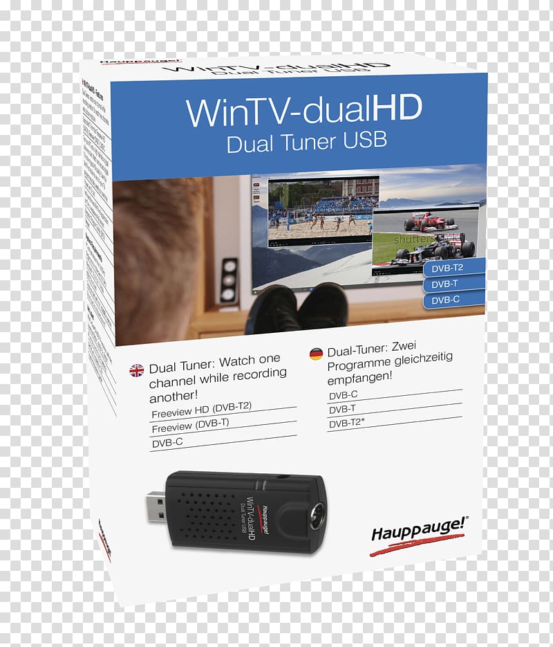 DVB-T2 TV Tuner Cards & Adapters ATSC tuner DVB-C, USB transparent background PNG clipart