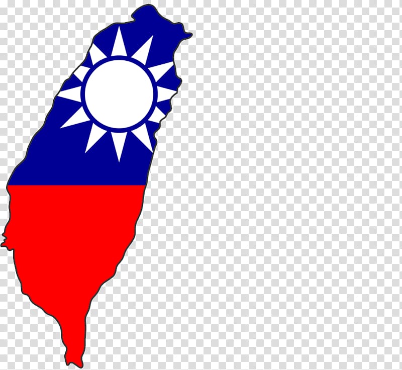 red and blue flag illustration, Taiwan Map Flag of the Republic of China, Taiwan Flag transparent background PNG clipart