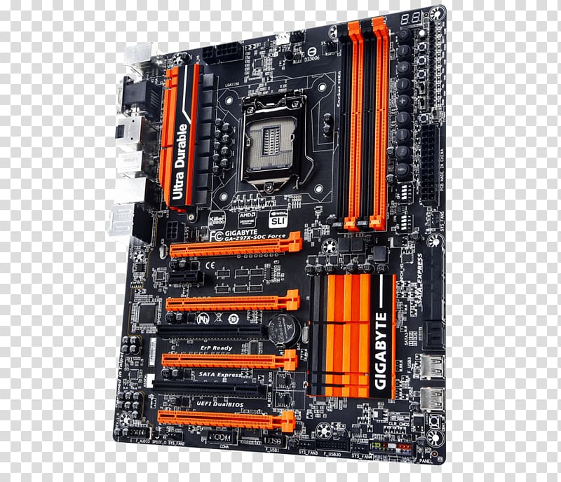 LGA 1150 Motherboard Gigabyte Technology ATX Overclocking, forcess transparent background PNG clipart