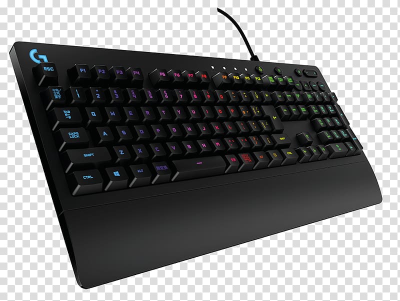 Computer keyboard Logitech G213 Prodigy Gaming keypad Computer mouse, Computer Mouse transparent background PNG clipart
