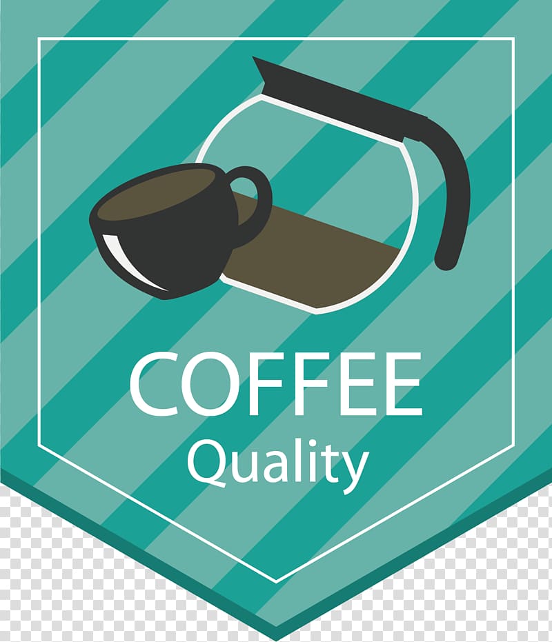 Logo Polygon, Coffee quality transparent background PNG clipart