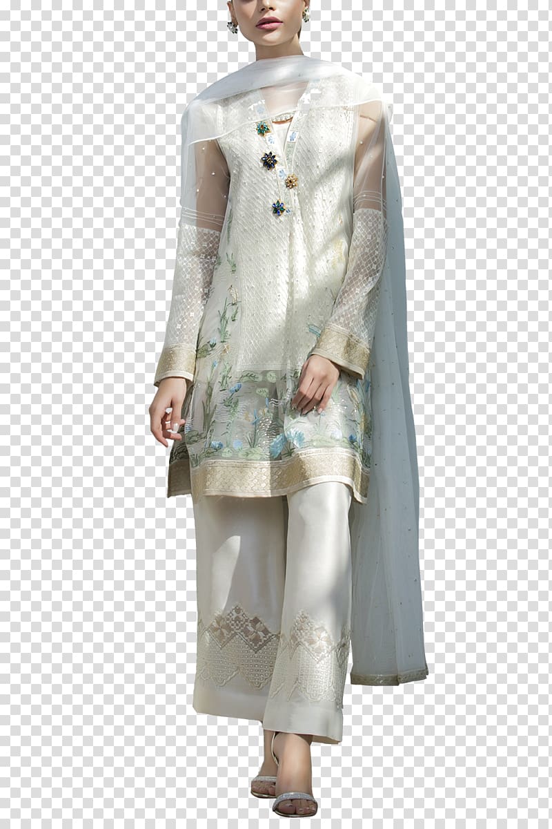 Pakistani clothing Fashion Dress Kurta, dress transparent background PNG clipart