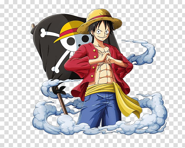 Monkey D Luffy from One Piece illustration, Monkey D. Luffy