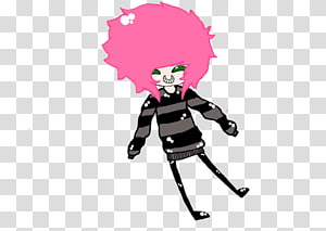 Pink M Character , line transparent background PNG clipart thumbnail