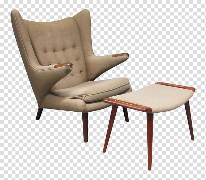 Chair Mid-century modern Furniture Foot Rests, chair transparent background PNG clipart