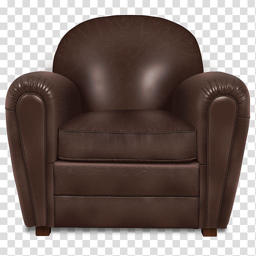 Club chair Couch Recliner, armchair transparent background PNG clipart