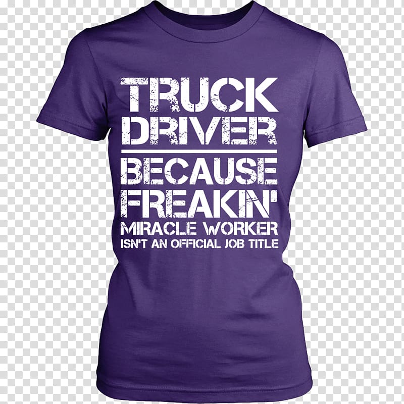 T-shirt Sleeve Logo Font, truck driver transparent background PNG clipart