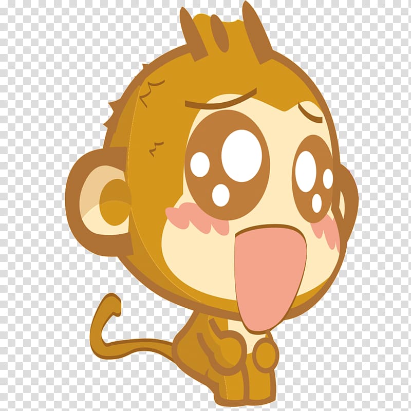 Ape Cartoon Monkey, Cartoon little monkey transparent background PNG clipart