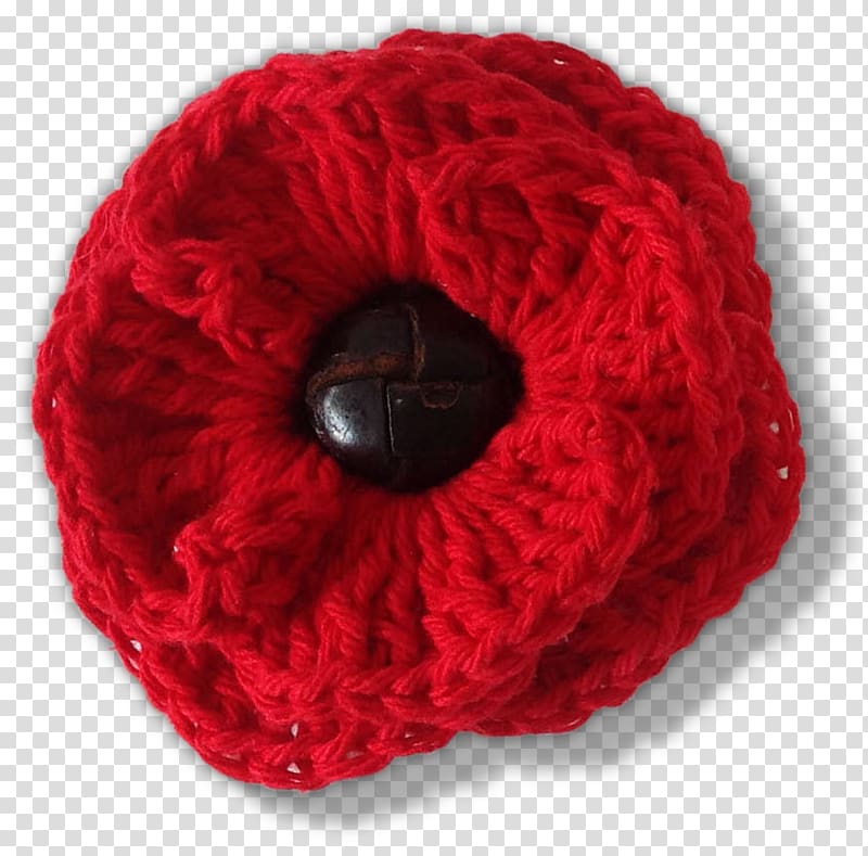 Contactless payment Remembrance poppy Armistice Day NatWest, crochet transparent background PNG clipart