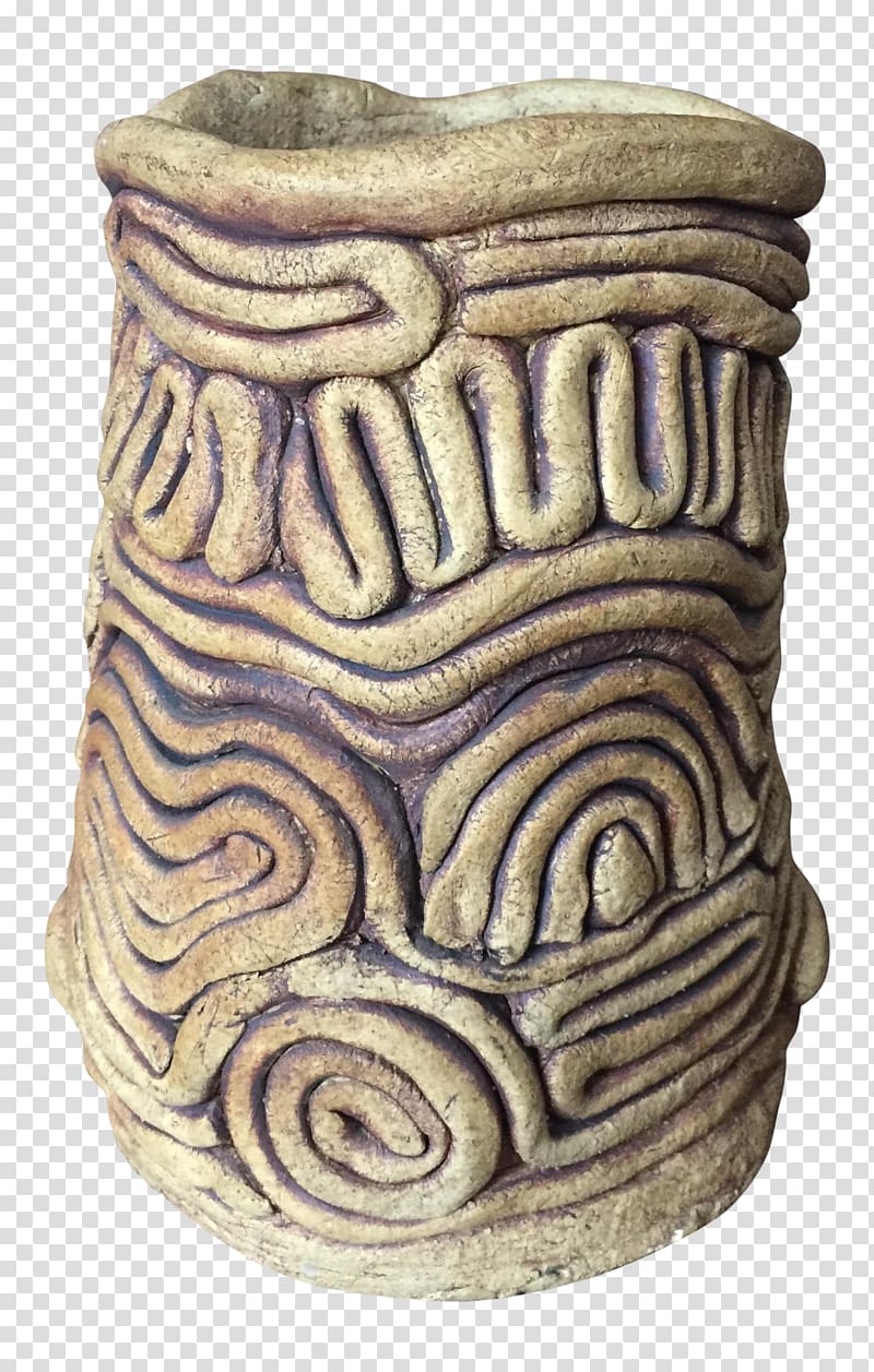 Pottery Coiling Ceramic Terracotta Vase, coil vases transparent background PNG clipart