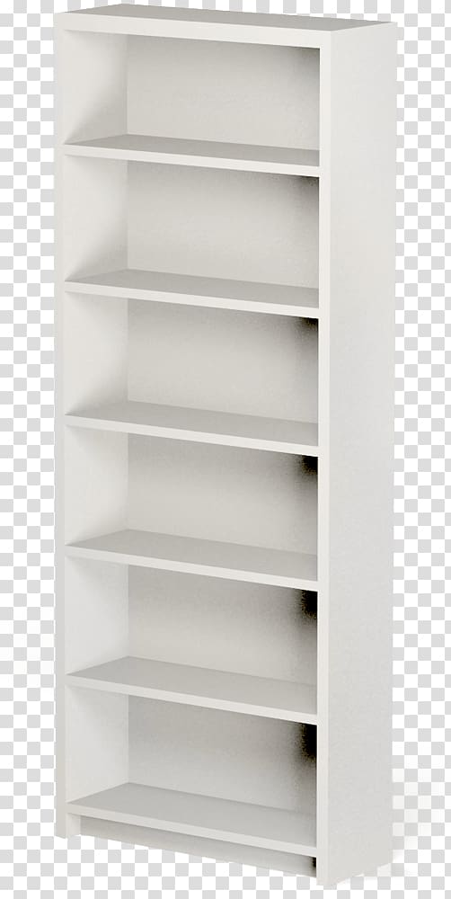 white wooden 6-layer shelf, Ikea Billy Bookcase transparent background PNG clipart