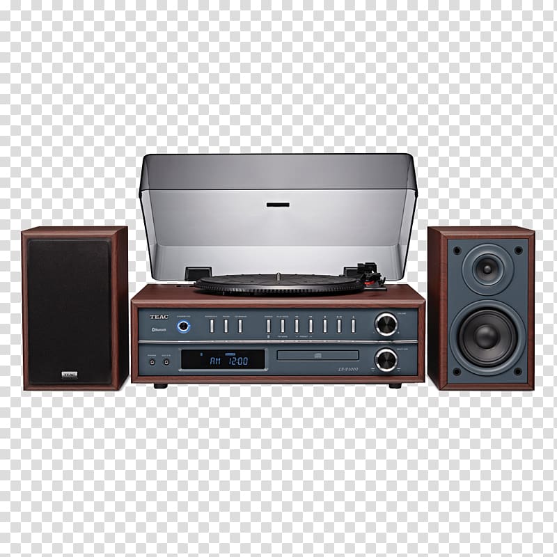 Phonograph record Audio Music centre Teac LP-P1000, Turntable transparent background PNG clipart