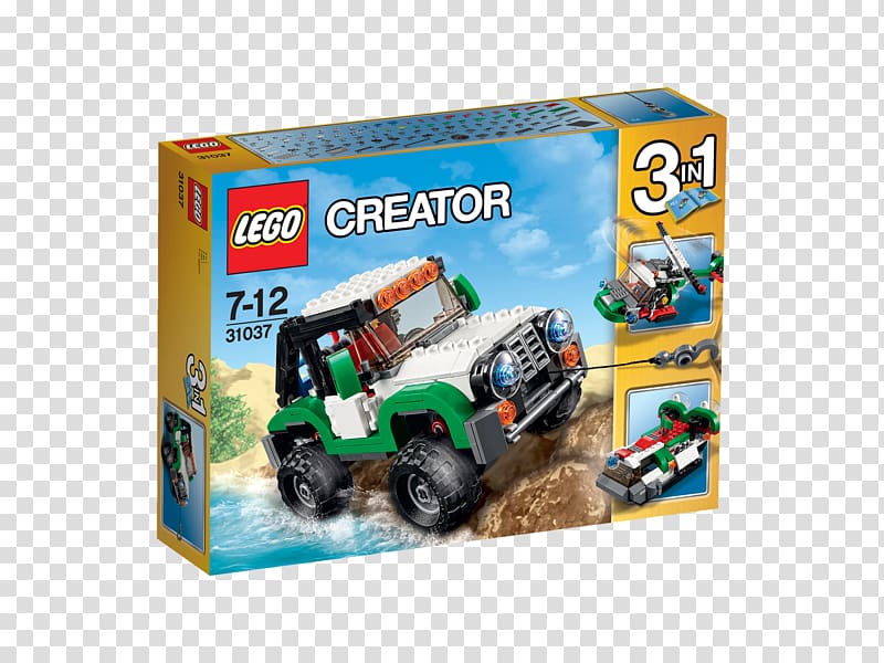 Amazon.com Lego Creator LEGO 31037 Creator Adventure Vehicles Toy, toy transparent background PNG clipart